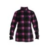 Hunting & Fishing Kids Retro Check Sweatshirt Lilac/Black