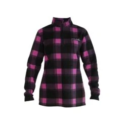 Hunting & Fishing Kids Retro Check Sweatshirt Lilac/Black -Comprehensive outdoor sports WRCS LILB W14 dba1 4