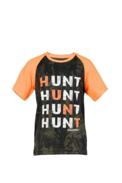 Hunting & Fishing Hunt Tee Taupe -Comprehensive outdoor sports YOUTH HUNT TEE FRONT YHT22 TA b307 2
