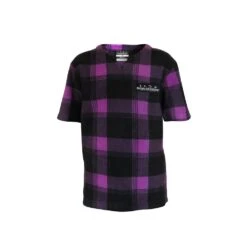 Hunting & Fishing Kids Retro Check Tee Lilac/Black -Comprehensive outdoor sports YRCT21 LILB K12 c875 2