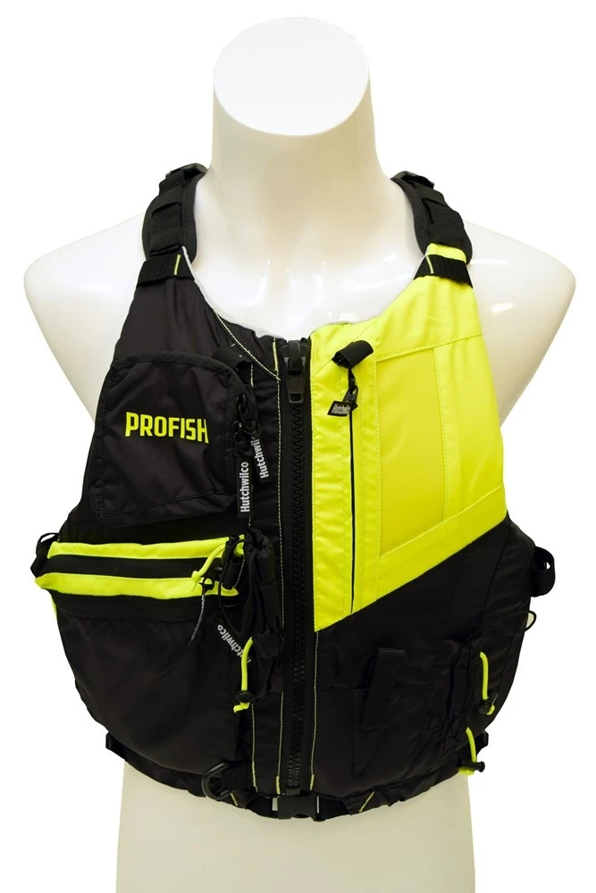 Hutchwilco Pro Fish High Vis Paddling Vest - Large-2XL 1 Hutchwilco Pro Fish High Vis Paddling Vest - Large-2XL