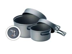 Kovea Cookware Solo 3 (Pot/Pan & Stove Set)