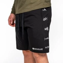 Desolve Mens Emblem Boardshorts -Comprehensive outdoor sports emblem boardshort print 3dd1 2