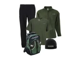 Hunting & Fishing Kids Clothing Pack -Comprehensive outdoor sports hunting fishing kid s olive clothing pack 1030 5