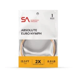 Scientific Anglers Absolute Tapered Leader Euro Nymph (2X) 8.8lb